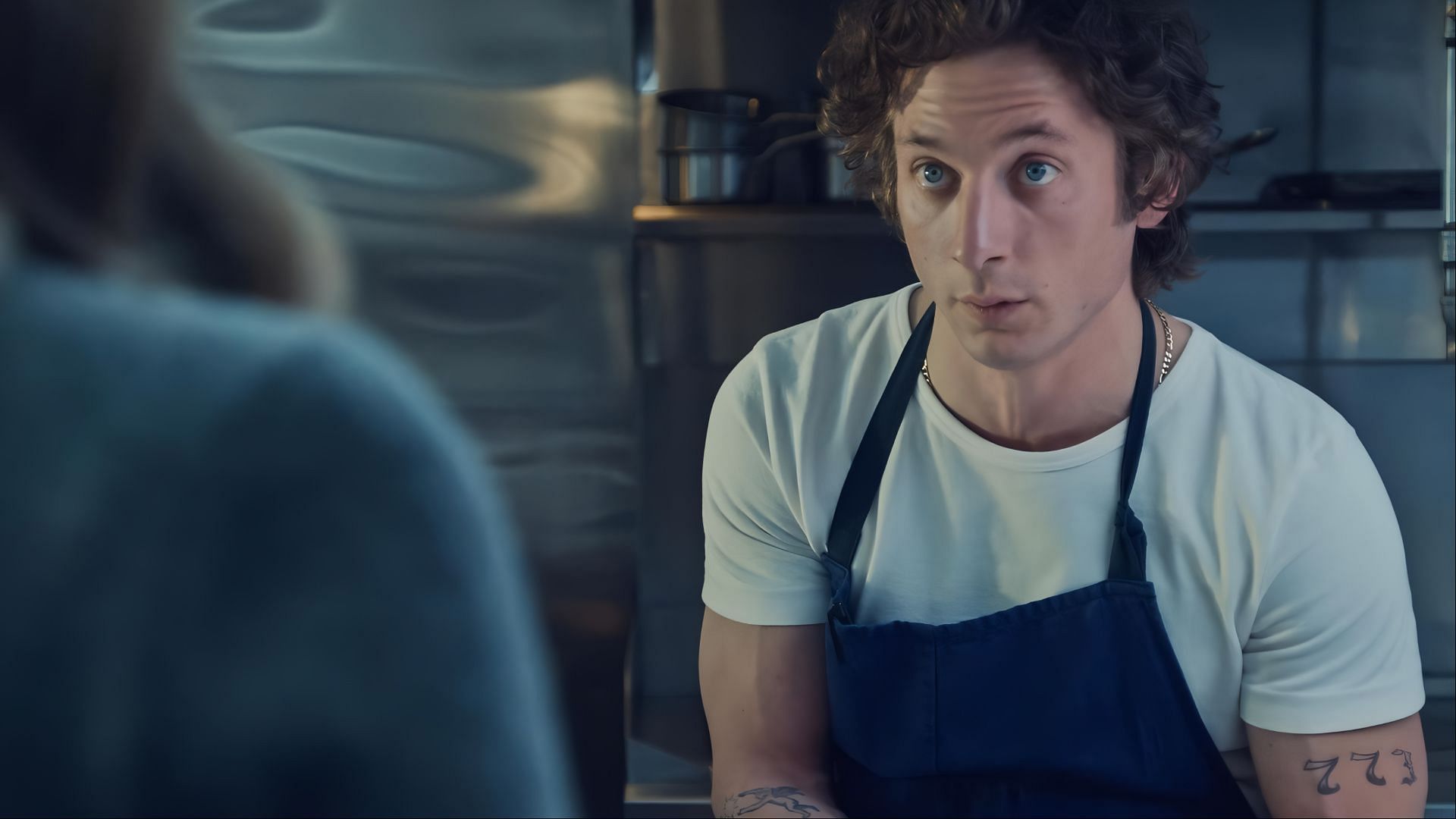 Carmy continues to juggle personal trauma and restaurant pressures as he leads his team toward potential Michelin star success. (Image via Dsiney+)